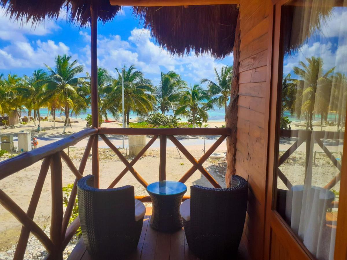 Palmeras De Mahahual Cabanas Екстер'єр фото