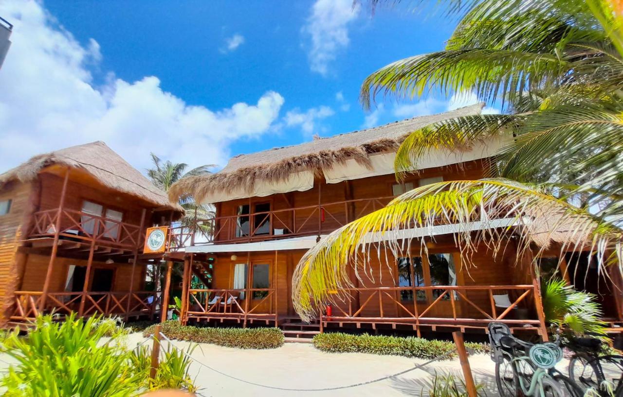 Palmeras De Mahahual Cabanas Екстер'єр фото